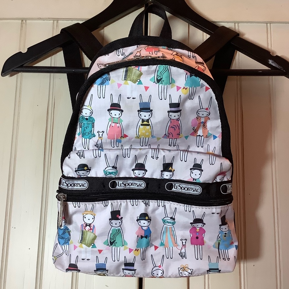 LeSportsac “VAUDEVILLE” Limited Edition Exclusive Fifi Lapin Small Backpack EUC